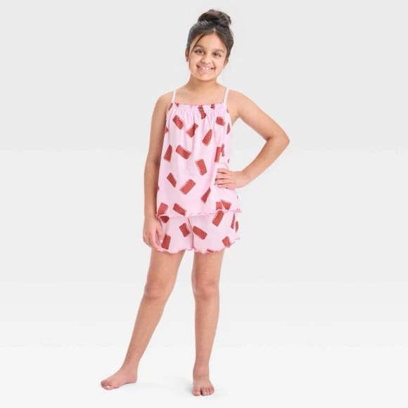 Cat & Jack Other - Cat & Jack Pink Icecream Sandwich Pajama Set